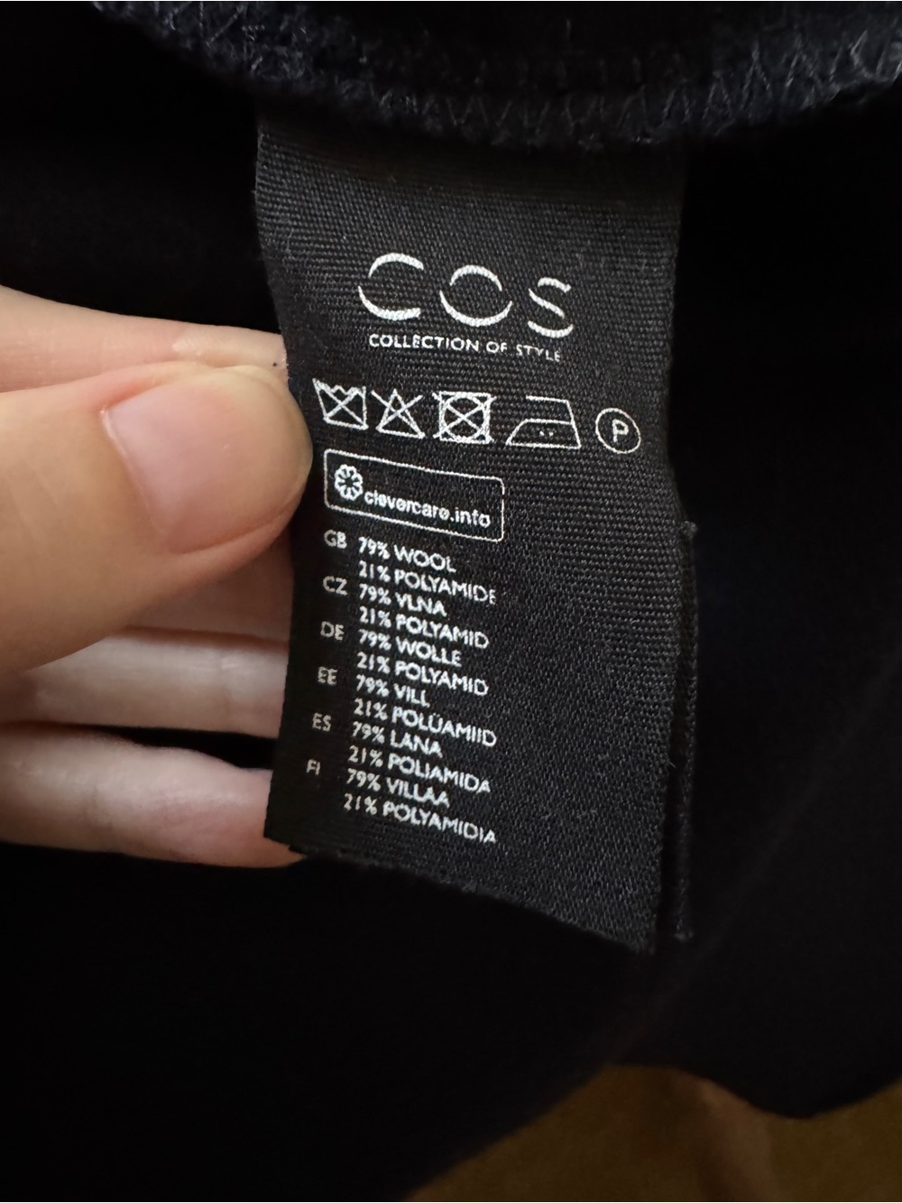 COS Wool Lightweight Cropped Jacket - Picture 4 of 4